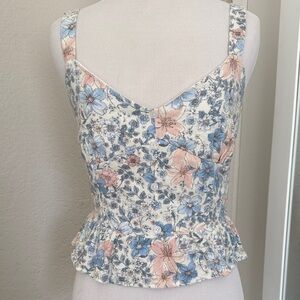 Floral Print Women's Top